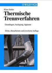 Thermische Trennverfahren (ISBN: 9783527302437)