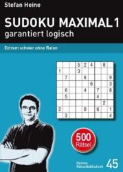 Sudoku maximal - garantiert logisch. Bd. 1 (ISBN: 9783939940449)
