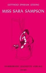 Miss Sara Sampson (ISBN: 9783872912480)