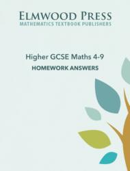 Higher GCSE Maths 4-9 Homework Answers (ISBN: 9781906622527)