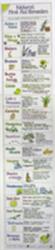 Natural First Aid Remedies Chart (ISBN: 9780953622238)