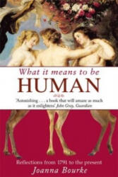 What It Means To Be Human - Joanna Bourke (ISBN: 9781844086450)