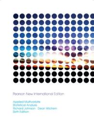 Applied Multivariate Statistical Analysis: Pearson New International Edition (ISBN: 9781292024943)