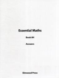 Essential Maths Book 8H Answers (ISBN: 9781902214856)