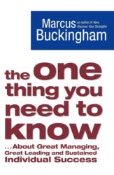 The One Thing You Need to Know (ISBN: 9781416502968)