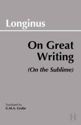 On Great Writing (ISBN: 9780872200807)