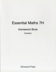 Essential Maths 7H Homework Book Answers (ISBN: 9781906622039)