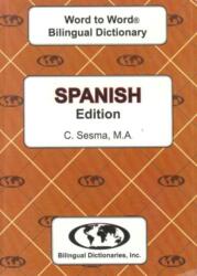 English-Spanish & Spanish-English Word-to-Word Dictionary (ISBN: 9780933146990)