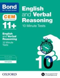English & Verbal Reasoning: Bond 11 CEM 10 Minute Tests (ISBN: 9780192746818)