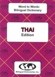 English-Thai & Thai-English Word-to-Word Bilingual Dictionary (ISBN: 9780933146358)