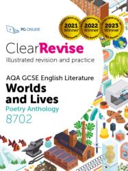 ClearRevise AQA GCSE English Literature 8702; Worlds and Lives Poetry Anthology (ISBN: 9781916518131)