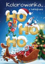 Ho ho ho. Kolorowanka z naklejkami (ISBN: 9788382750867)