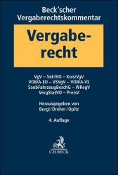 Comentariu Beck privind dreptul achizițiilor publice, Vol. 2: VgV, SektVO, KonzVgV, VOB/A-EU, VSVgV, VOB/A-VS, SaubFahrzeugBeschG, WRegV, VergStatV (ISBN: 9783406812903)