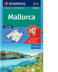 KOMPASS Set hărți de drumeție 2230 Mallorca (4 Karten) 1: 35.000 (ISBN: 9783991543794)
