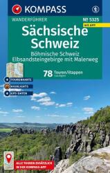 KOMPASS Wanderführer Sächsische Schweiz, Böhmische Schweiz, Elbsandsteingebirge mit Malerweg, 78 Touren/Etappen mit Extra-Touren (ISBN: 9783991542766)