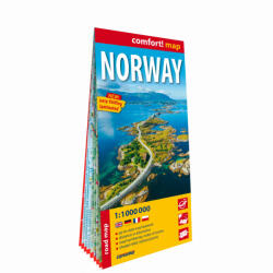 Comfort! hartă Norvegia 1: 11 000 000 ed. 2025 (ISBN: 9788383555539)