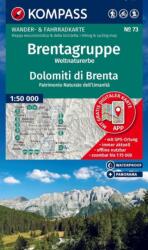 Brentagruppe - Dolomiti di Brenta Hiking and Cycling Map (ISBN: 9783991542568)