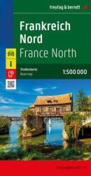 France north, Road map 1: 500.000 (ISBN: 9783707923933)