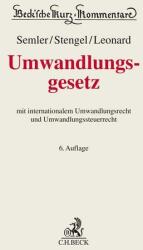 Umwandlungsgesetz. UmwG (ISBN: 9783406806063)