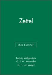 Zettel (ISBN: 9780631128236)