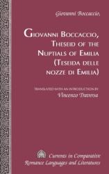 Theseid of the Nuptials of Emilia Teseida Delle Nozze Di Emilia (ISBN: 9780820461069)