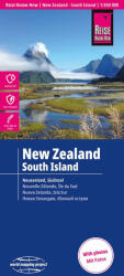 Új-Zéland déli sziget térkép (laminált) / Reise Know-How (ISBN: 9783831775095)