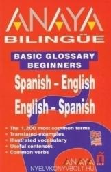 Anaya Bilingüe Basic Glossary Beginners Spanish-English/Egnlish-Spanish (ISBN: 9788466737272)