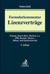 Formularkommentar Lizenzverträge (ISBN: 9783406775345)