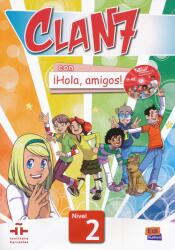 Clan 7 con Hola, amigos! nivel 2 Libro del alumno + CD-Rom (ISBN: 9788498485363)