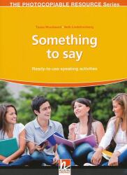 Something to Say (ISBN: 9783852727806)