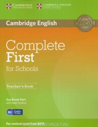 Complete First for Schools Teacher's Book (ISBN: 9781107683365)