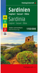 Sardinia, hartă rutieră și de agrement 1: 150.000, freytag & berndt (ISBN: 9783707924510)