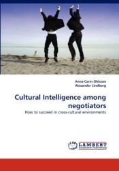 Cultural Intelligence among negotiators (ISBN: 9783838399041)