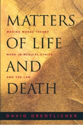Matters of Life and Death (ISBN: 9780691089478)