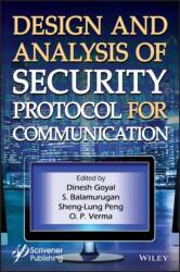 Design and Analysis of Security Protocol for Communication (ISBN: 9781119555643)