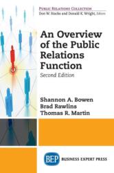 An Overview of the Public Relations Function (ISBN: 9781949443660)