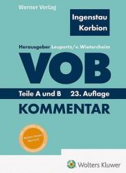 Ingenstau / Korbion, VOB părțile A și B - Comentariu (ISBN: 9783804156388)
