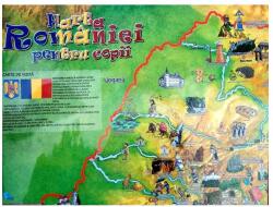 Harta Romaniei pentru copii (2014)