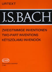 KÉTSZÓLAMÚ INVENCIÓK BWV 772-786 ZONGORÁRA URTEXT (ISBN: 9786300180796)