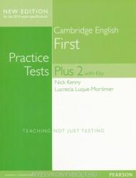 Cambridge Practice Tests Plus New Edition 2014 First Students' Book with Key - Lucrecia Luque-Mortimer (ISBN: 9781447966227)