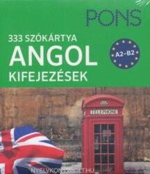 PONS 333 szókártya angol kifejezések A2-B2 (ISBN: 9786155258725)
