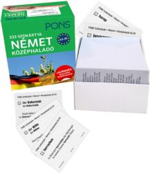 PONS 333 szókártya Német középhaladó A2-B1 (ISBN: 9786155258756)
