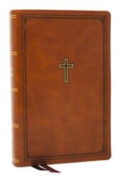 KJV Personal Size Large Print End-of-Verse Reference Bible, Brown Leathersoft, Red Letter, Comfort Print (ISBN: 9781400347865)