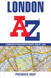 London A-Z Premier Map (ISBN: 9780008789480)