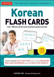 Korean Flash Cards Kit (ISBN: 9780804844826)