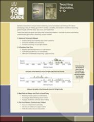 Go-to Guide Teaching Statistics, Grades 9-12 (ISBN: 9781680541922)