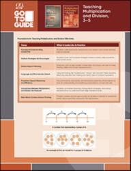 Go-to Guide Teaching Multiplication and Division, Grades 3-5 (ISBN: 9781680541908)