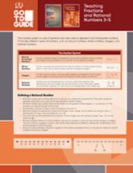 Go-to Guide Teaching Fractions and Rational Numbers, 3-5 (ISBN: 9781680541816)