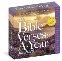 365 Bible Verses-A-Year Page-A-Day(R) Calendar 2026 (ISBN: 9781523530038)