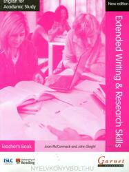 English for Academic Study: Extended Writing & Research Skills Teacher's Book (ISBN: 9781908614315)